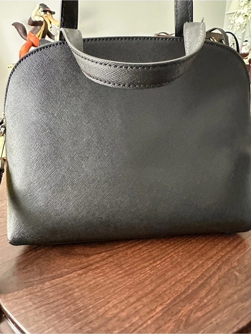kate spade Black Cat's Meow Lottie Bag with Pink Ear & Nose Accents
